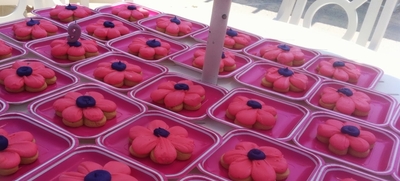 Pink Pool Party Cookies